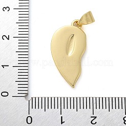 Brass Micro Pave Cubic Zirconia Pendants&nbsp;KK-M319-25G-02