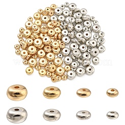 400Pcs 4 Styles CCB Plastic Spacer Beads&nbsp;CCB-YW0001-43G