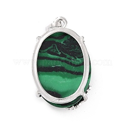 Synthetic Malachite Pendants&nbsp;G-C235-03B-RS