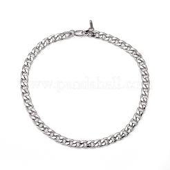 Tarnish Resistant Unisex 304 Stainless Steel Cuban Chain Necklaces&nbsp;NJEW-JN03489-02