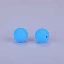 Round Silicone Focal Beads&nbsp;SI-JX0046A-14