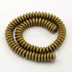 Electroplate Non-magnetic Synthetic Hematite Heishi Beads Strands&nbsp;G-M007-20D