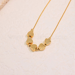 Elegant Brass Heart Beaded Anklets for Women&nbsp;SJ8004