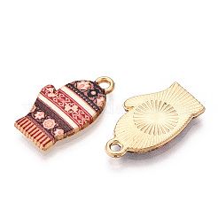 Winter Theme Alloy Printed Pendants&nbsp;PALLOY-D581-01E