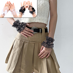 2 Pairs Polyester Bowknot Pattern Gloves&nbsp;AJEW-AR0002-82