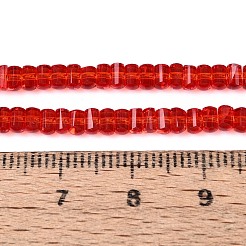 Transparent Glass Beads Strands&nbsp;GLAA-Q107-01A-B02