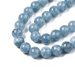 Dyed Natural Quartz Round Bead Strands&nbsp;X-G-R173-8mm-03