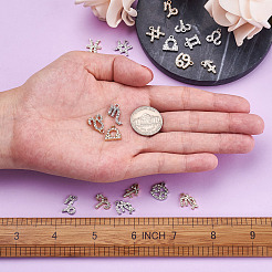 2 Sets 2 Colors Zinc Alloy Pendants&nbsp;ALRI-FW0001-02