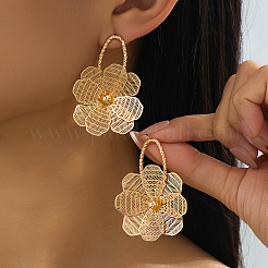 Filigree Alloy Stud Earrings&nbsp;WG36AB6-02