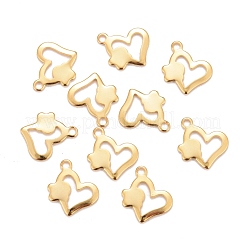 201 Stainless Steel Charms&nbsp;STAS-K217-65G
