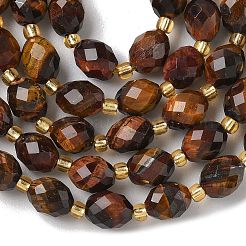 Natural Red Tiger Eye Beads Strands&nbsp;G-F809-A18-01