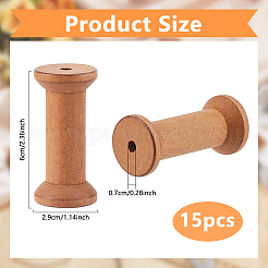 Wooden Empty Spools for Wire&nbsp;WOOD-WH0034-88
