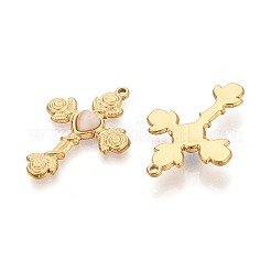 304 Stainless Steel and Resin Pendants&nbsp;STAS-T068-105G