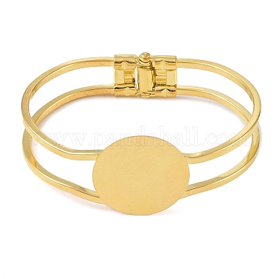 Brass Bangle Making&nbsp;BJEW-K156-01G-1