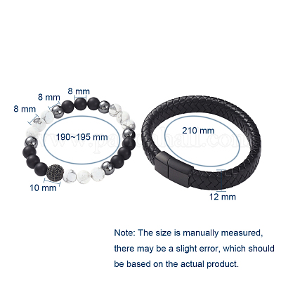 Unisex Stackable Bracelets Sets&nbsp;BJEW-JB04896-1