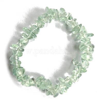 Natural Fluorite Stretch Bracelets&nbsp;PW-WG56138-13-1