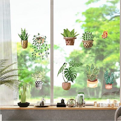 PVC Window Sticker&nbsp;DIY-WH0435-001-1