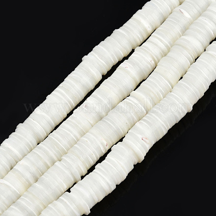 Natural Trochus Shell Beads Strands SSHEL-N034-164-1