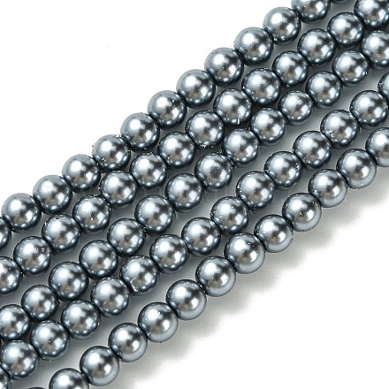 Grade A Glass Pearl Beads HY-J001-4mm-HX027-1