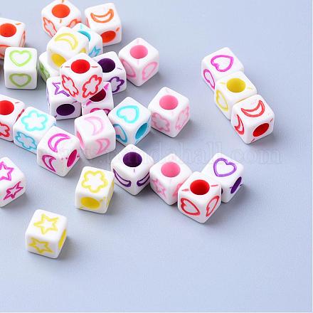 Craft Acrylic Beads&nbsp;SACR-S201-13-1