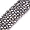 Electroplate Glass Beads Strands, Opaque Solid Color, AB Color Plated, Faceted, Rondelle, Gainsboro, 2.9~3.3x2mm, Hole: 0.8mm, about 135~140pcs/strand, 32~34cm