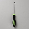Steel Hook with Plastic Handle, Black, 17x2.45cm