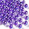 Transparent Acrylic Beads, AB Color Plated, Round, Blue Violet, 8x7mm, Hole: 2mm, about 1745pcs/500g