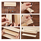 3-Tier Wood & Acrylic Minifigures Display Risers&nbsp;ODIS-WH0043-17B-5