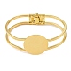 Brass Bangle Making&nbsp;BJEW-K156-01G-2