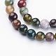 Natural Indian Agate Beads Strands&nbsp;GSR6mmC002-2