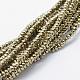 Electroplate Glass Beads Strands&nbsp;EGLA-J144-FP-A04-1