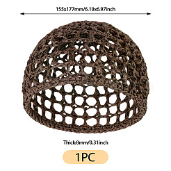 1Pc Cloth African Kufei Hat for Women&nbsp;AJEW-TADJ0001-12C