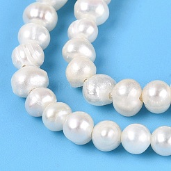 Natural Cultured Freshwater Pearl Beads Strands&nbsp;PEAR-N013-04H