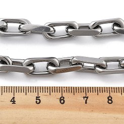 304 Stainless Steel Cable Chains Bracelets for Men&nbsp;BJEW-U017-01P