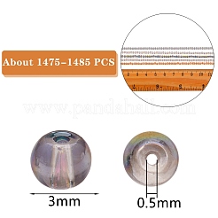 5 strands 5 Colors Electroplate Glass Beads Strands&nbsp;EGLA-SZ0001-16