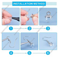 DIY Dangle Earring Making Kits&nbsp;DIY-SC0001-66A