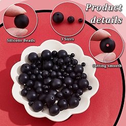3 Style Silicone Beads&nbsp;SIL-PH0001-07