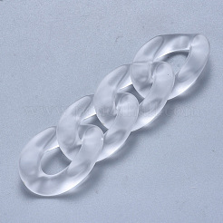Transparent Acrylic Linking Rings&nbsp;OACR-S036-001B-K08