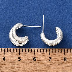 Brass Stud Earrings&nbsp;EJEW-A143-14S