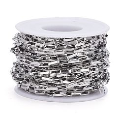 Tarnish Resistant 304 Stainless Steel Box Chains&nbsp;CHS-M001-02P