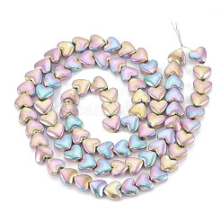 Electroplate Non-magnetic Synthetic Hematite Beads Strands&nbsp;G-T061-121C