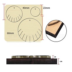 Wood Cutting Dies&nbsp;DIY-WH0169-60