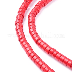 Synthetic Turquoise Beads Strands&nbsp;TURQ-G110-4x2mm-01