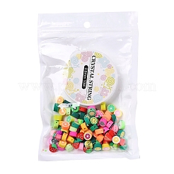 100Pcs Handmade Polymer Clay Fruit Theme Beads&nbsp;DIY-YW0002-40