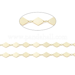 Brass Rhombus Link Chains&nbsp;CHC-M025-11G