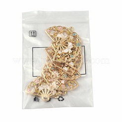 8Pcs 4 Styles Rack Plating Alloy Enamel Pendants&nbsp;ENAM-FS0004-74