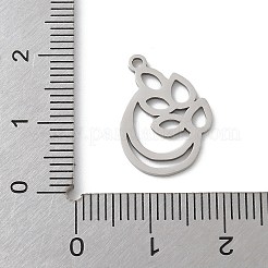 201 Stainless Steel Pendants&nbsp;STAS-S157-04P