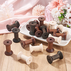 30Pcs 3 Styles Wood Thread Bobbins&nbsp;TOOL-TA0001-21