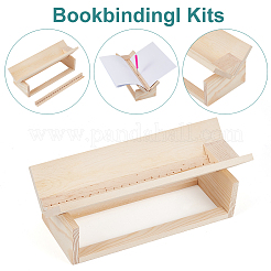 Wood Bookbinding Punching Cradle with Piercing Guide&nbsp;DIY-WH0488-16