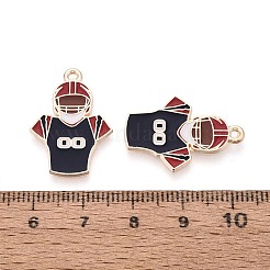 Alloy Enamel Pendants&nbsp;ENAM-T025-02G-11